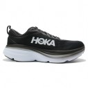 Hoka Bondi 8 Wide Uomo Bianco Nero